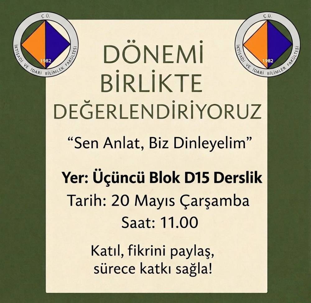 Dönemi Birlikte Değerlendiriyoruz